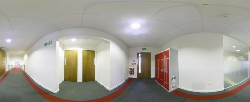 Office point cloud with IFC model